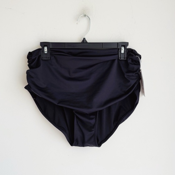 NWT WILD ISLES Stella Ruched High Waisted Bottoms Size 14/16 - Picture 2 of 8